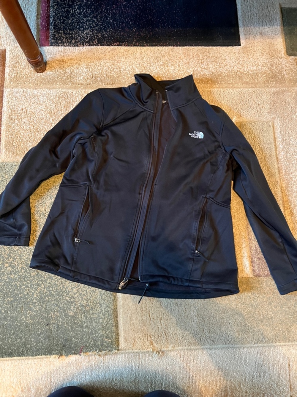 The North Face Black Full-Zip Softshell Jacket
